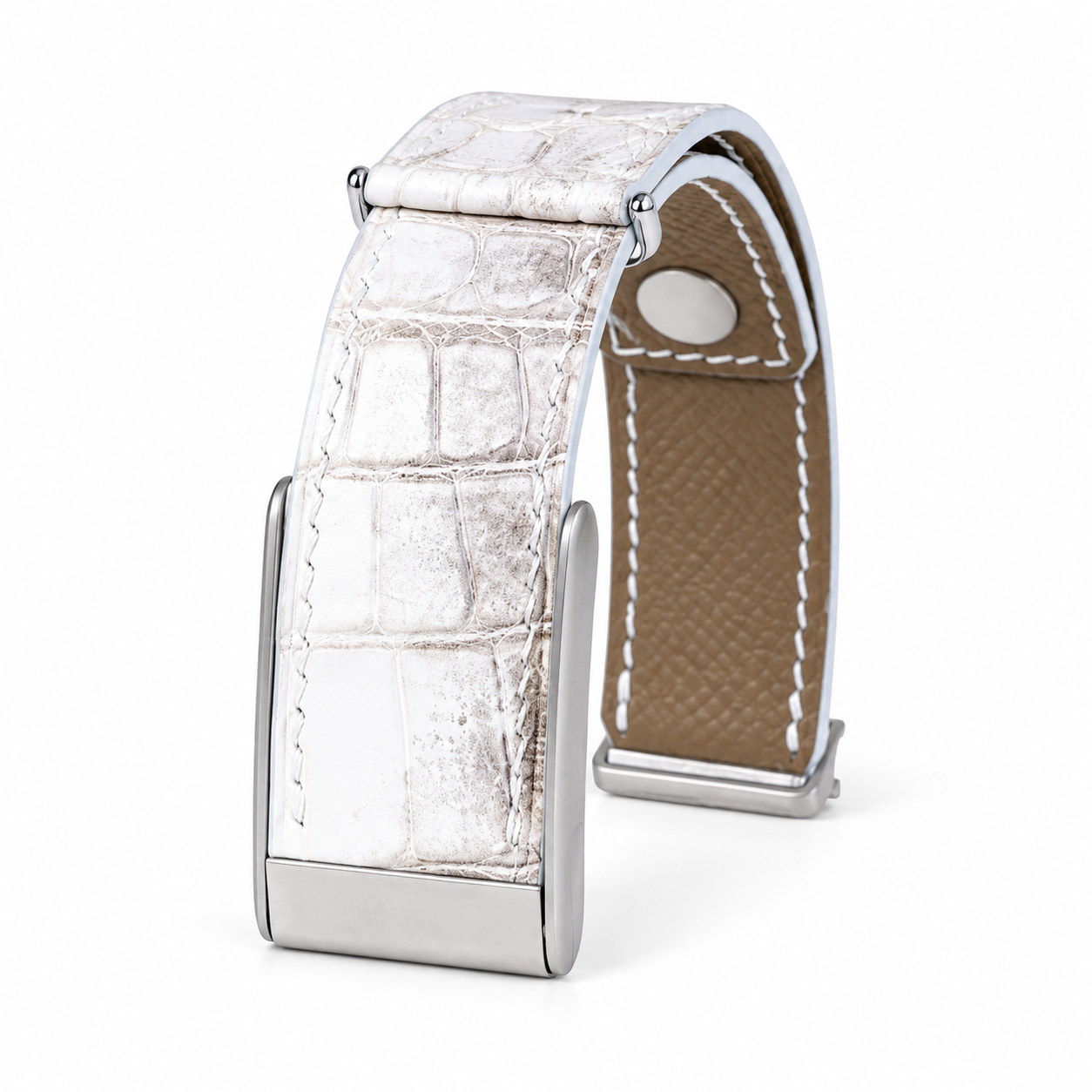 Himalaya white crocodile WHOOP 5.0 strap