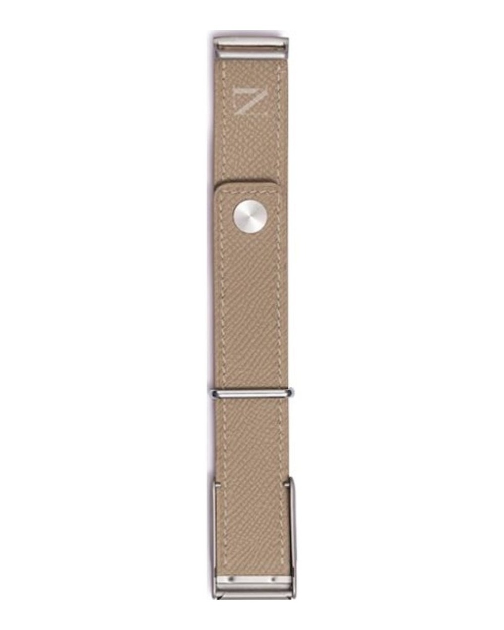 Matte Taupe crocodile leather whoop strap