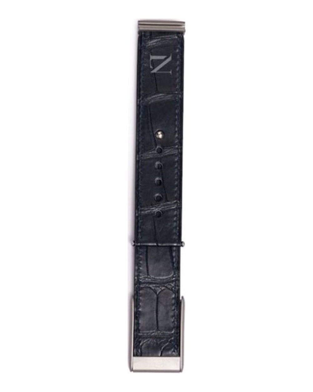 Navy Blue crocodile leather watch strap