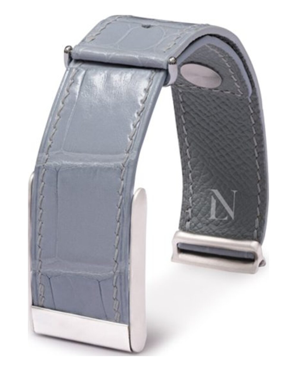Baby Blue crocodile leather whoop strap