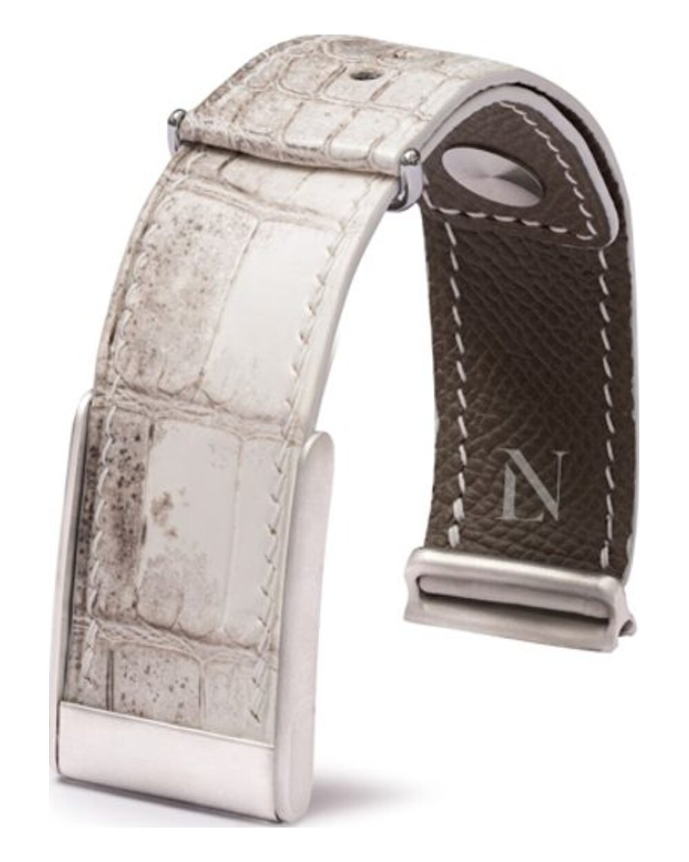 Himalaya white crocodile WHOOP 5.0 strap
