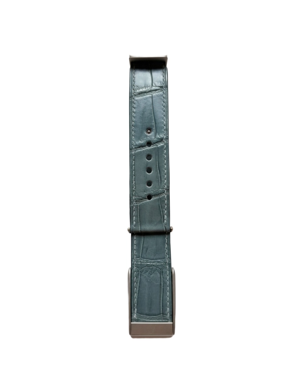 Denim Blue crocodile leather watch strap